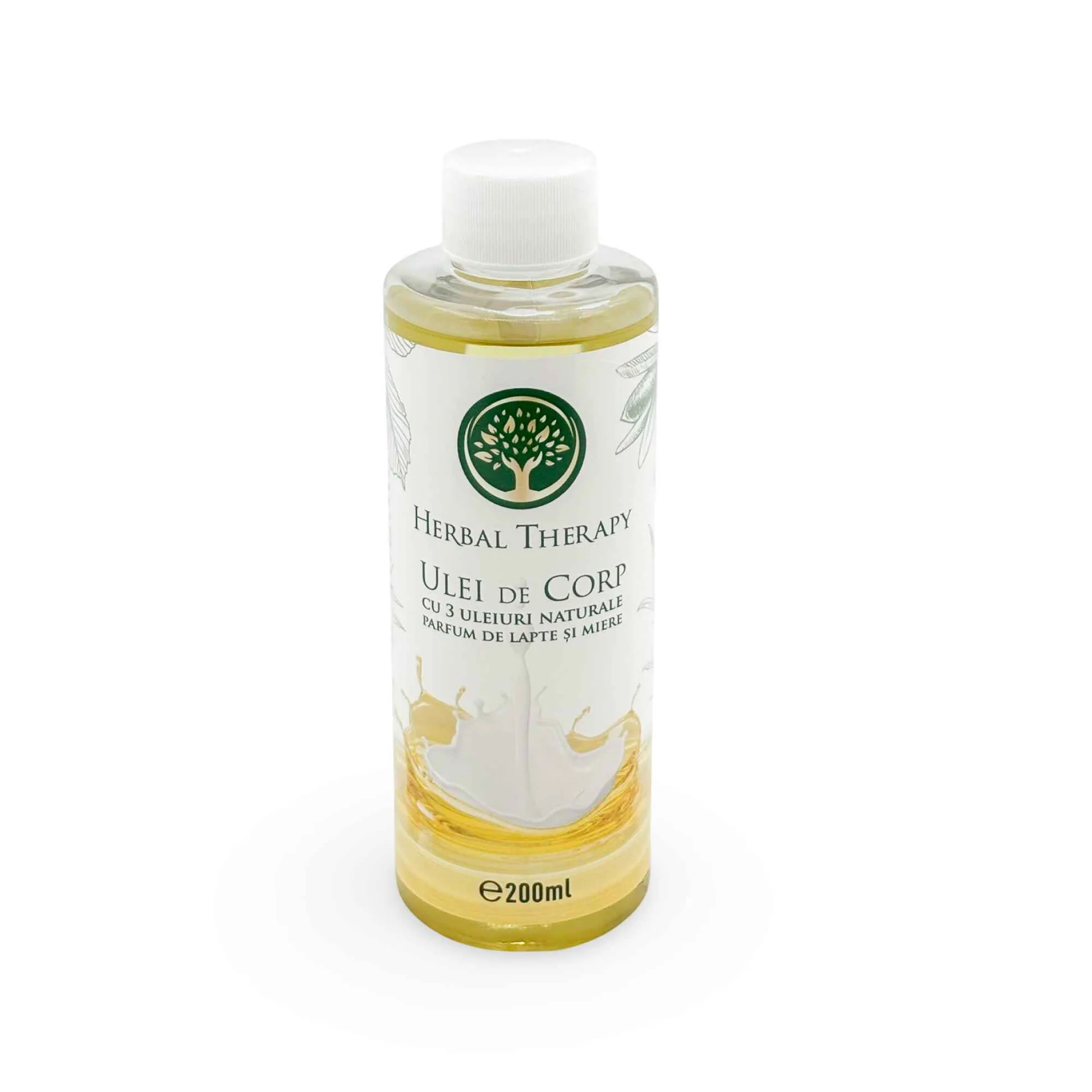 Frumusete si ingrijire - Herbal Therapy Ulei De Corp Cu 3 Uleiuri Naturale Cu Parfum De Lapte Si Miere x 200 ml