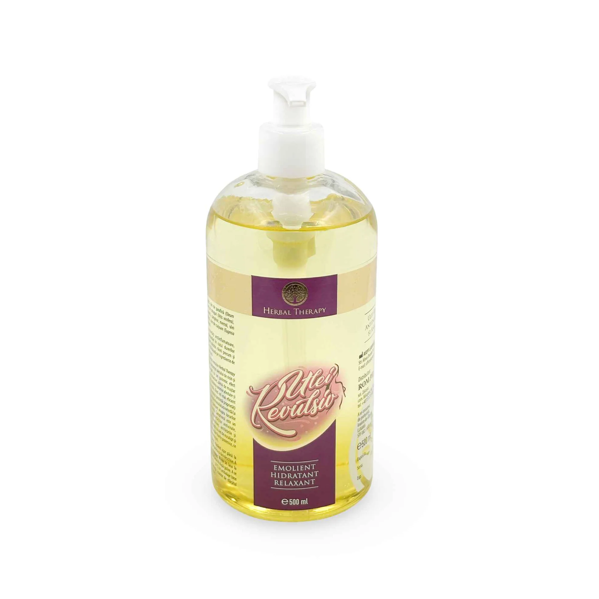 Creme si unguente - Herbal Therapy Ulei De Corp Revulsiv Cu Mentol Si Camfor x 500 ml