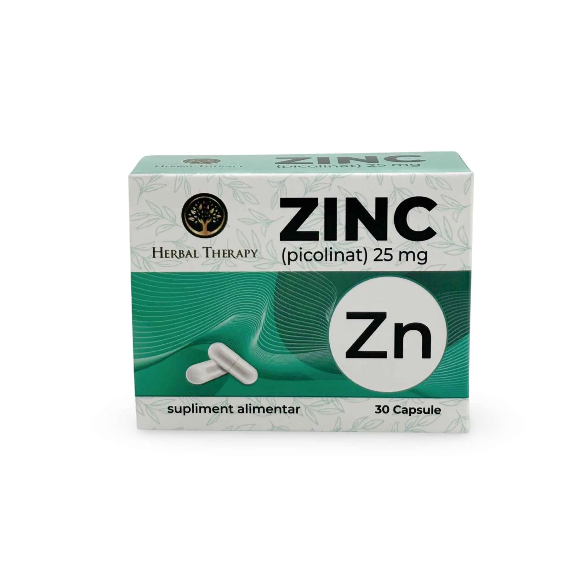 Vitamine si minerale - Herbal Therapy Zinc (Picolinat) 25 mg x 30 cpr.