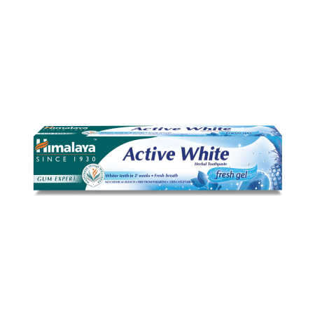 Frumusete si ingrijire - Himalaya Active White Fresh Gel Pasta De Dinti x 75 ml