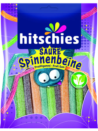 Dieta, nutritie si wellness - Hitschies Jeleuri Gumate Acrisoare Picioare De Paianjen Aroma Fructe x 125 g