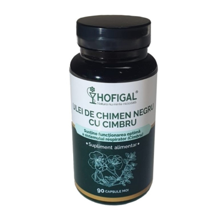 Suplimente alimentare/Dispozitive medicale - Hofigal Ulei De Chimen Negru Cu Cimbru x 90 cps. moi