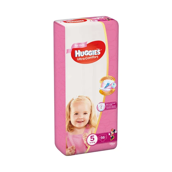 Scutece si servetele - Huggies Scutece Ultra Comfort Mega Girl Nr. 5 x 56 buc. (12-22 kg)