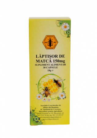 Vitamine si minerale - Institutul Apicol Laptisor De Matca 150 mg x 30 cps.