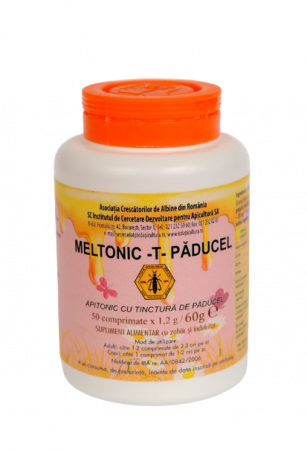 Produse Apicole - Institutul Apicol Meltonic T-Paducel Apitonic Cu Tinctura De Paducel x 50 cpr.
