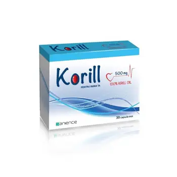 Afectiuni metabolice - Korill Ulei Pur De Krill 500 mg x 30 Capsule