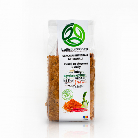 Biscuiti - La Biscuiterie Crackers Picanti Cu Cheyenne Si Chilly x 100 g