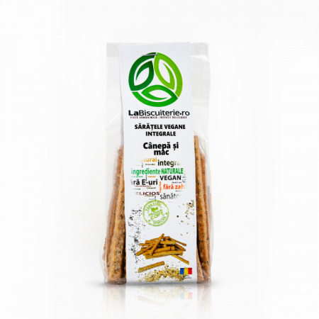 Biscuiti - La Biscuiterie Saratele Vegane Integrale Canepa Si Mac x 125 g