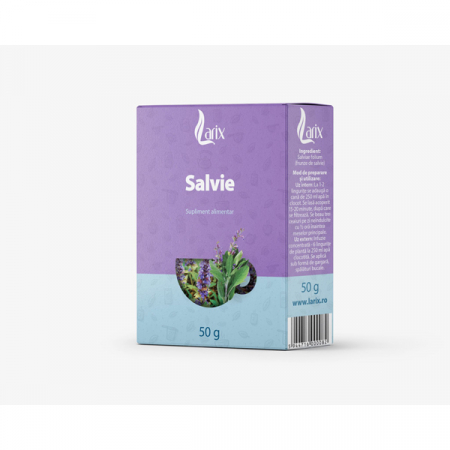 Dieta, nutritie si wellness - Larix Ceai Salvie x 50 g