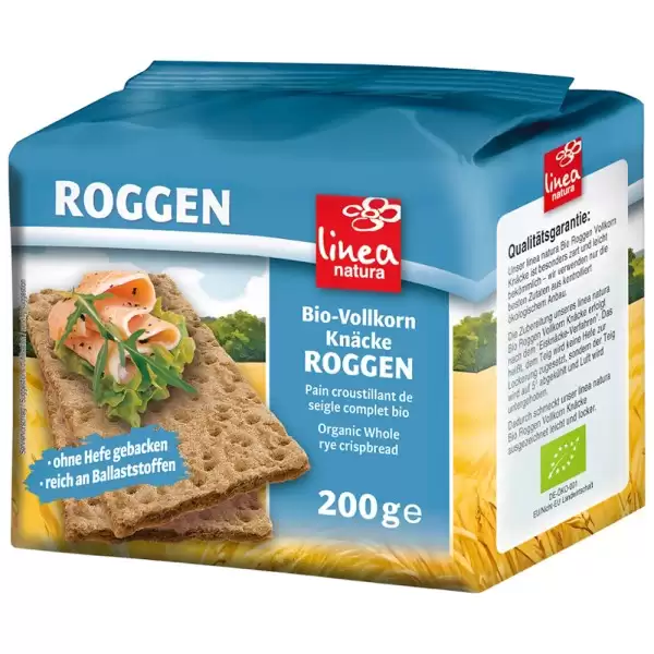 Dieta, nutritie si wellness - Linea Natura Paine Crocanta Din Secara Integrala Bio x 200 g