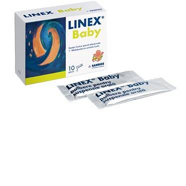 Probiotice, prebiotice și sinbiotice - Linex Baby x 10 pl.