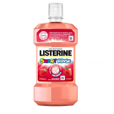 Igiena orala - Listerine Kids Smart Rinse Mild Berry 6+ x 250 ml