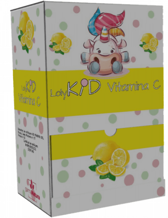Imunitate - LolyKid Acadele Vitamina C cu Aroma de Lamaie x 100 bc.