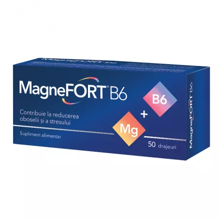 Antistres si anxietate - Magnefort B6 x 50 drj.