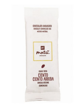 Ciocolata - Matu Ciento Arriba Ciocolata Neagra Raw Vegana Bio 100% Cacao x 30 g