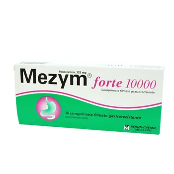 Afectiuni digestive - Mezym Forte 10000 x 10 cpr.