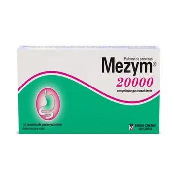 Afectiuni digestive - Mezym Forte 20000 x 20 tb. film. gastrorezistente