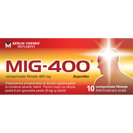 Medicamente fara reteta - Mig 400 mg x 10 cpr. film.