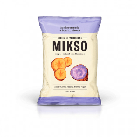 Gustari - Mikso Chipsuri Din Cartofi Dulci Portocalii Si Violet x 85 g