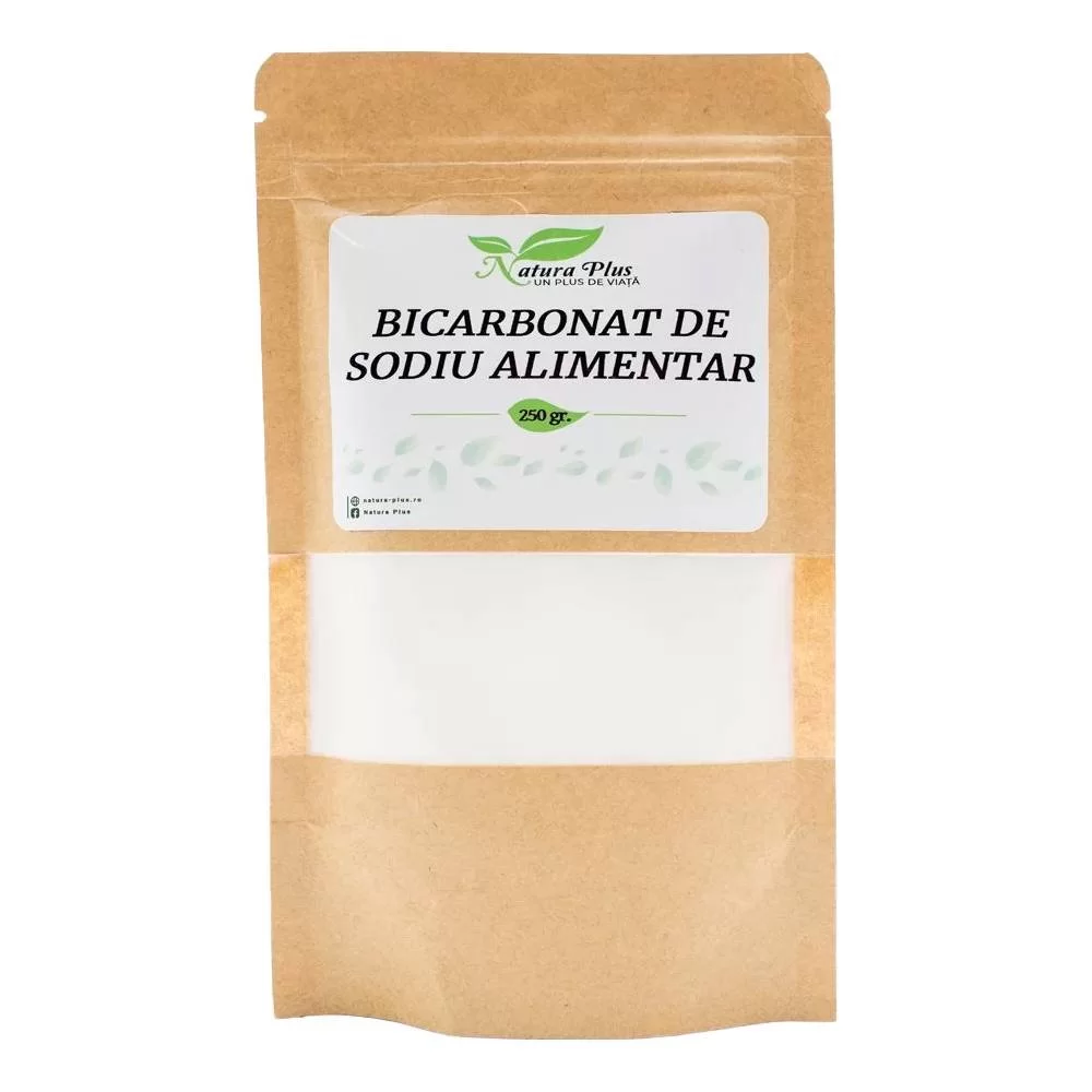 Condimente - Natura Plus Bicarbonat De Sodiu Alimentar x 250 g