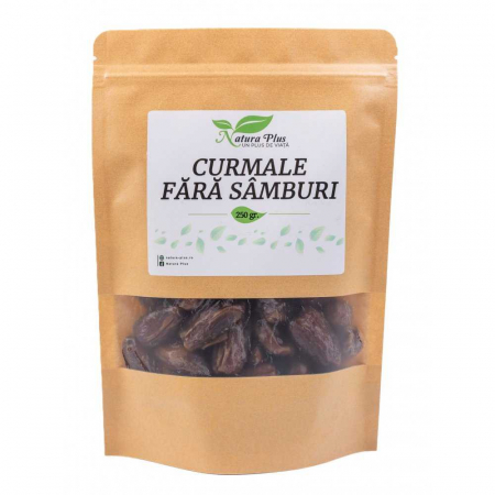 Fructe uscate sau confiate - Natura Plus Curmale Fara Samburi x 250 g