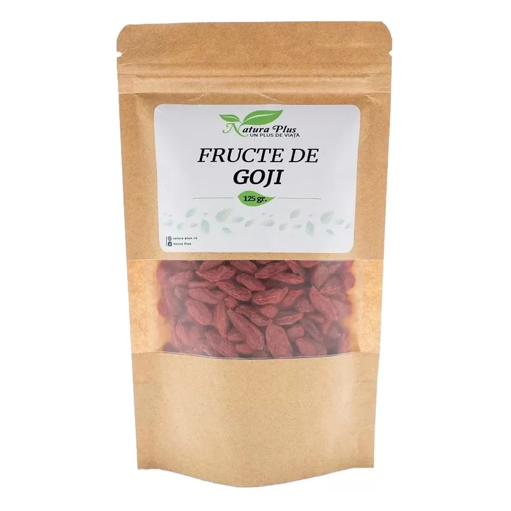 Fructe uscate sau confiate - Natura Plus Fructe De Goji x 125 g