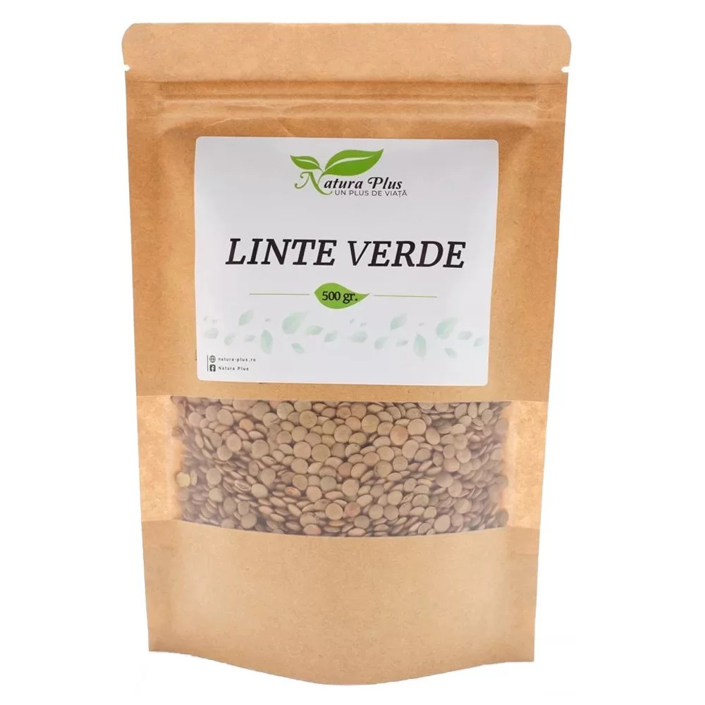 Seminte si nuci - Natura Plus Linte Verde x 500 g
