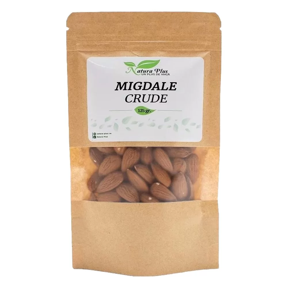 Seminte si nuci - Natura Plus Migdale Crude x 125 g