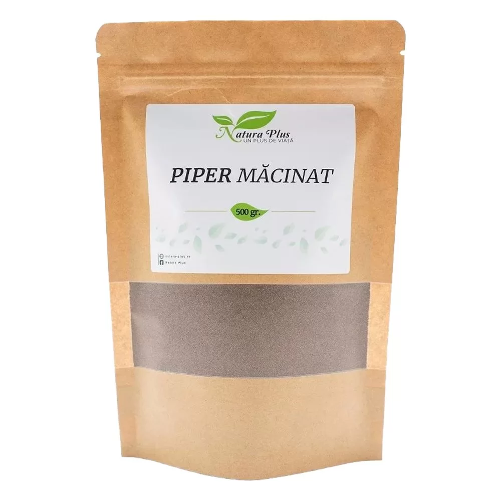 Condimente - Natura Plus Piper Macinat x 500 g