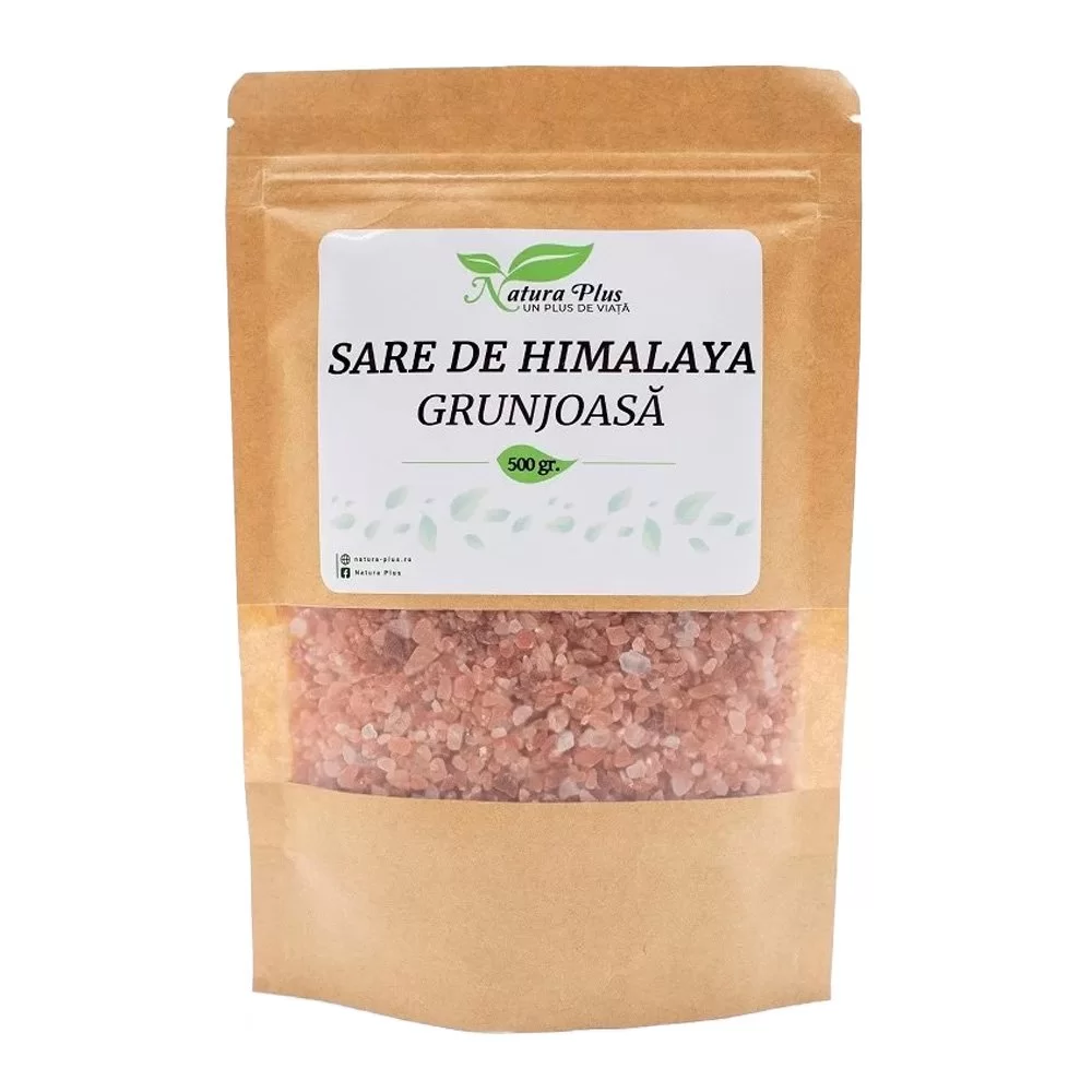 Condimente - Natura Plus Sare De Himalaya Grunjoasa x 500 g