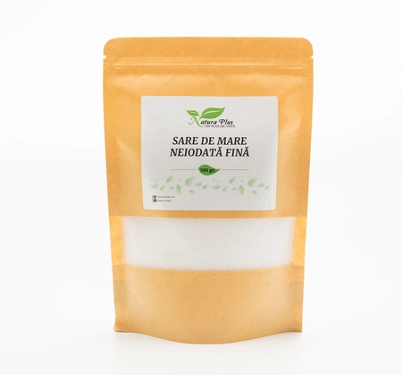Condimente - Natura Plus Sare De Mare Neiodata Fina x 500 g