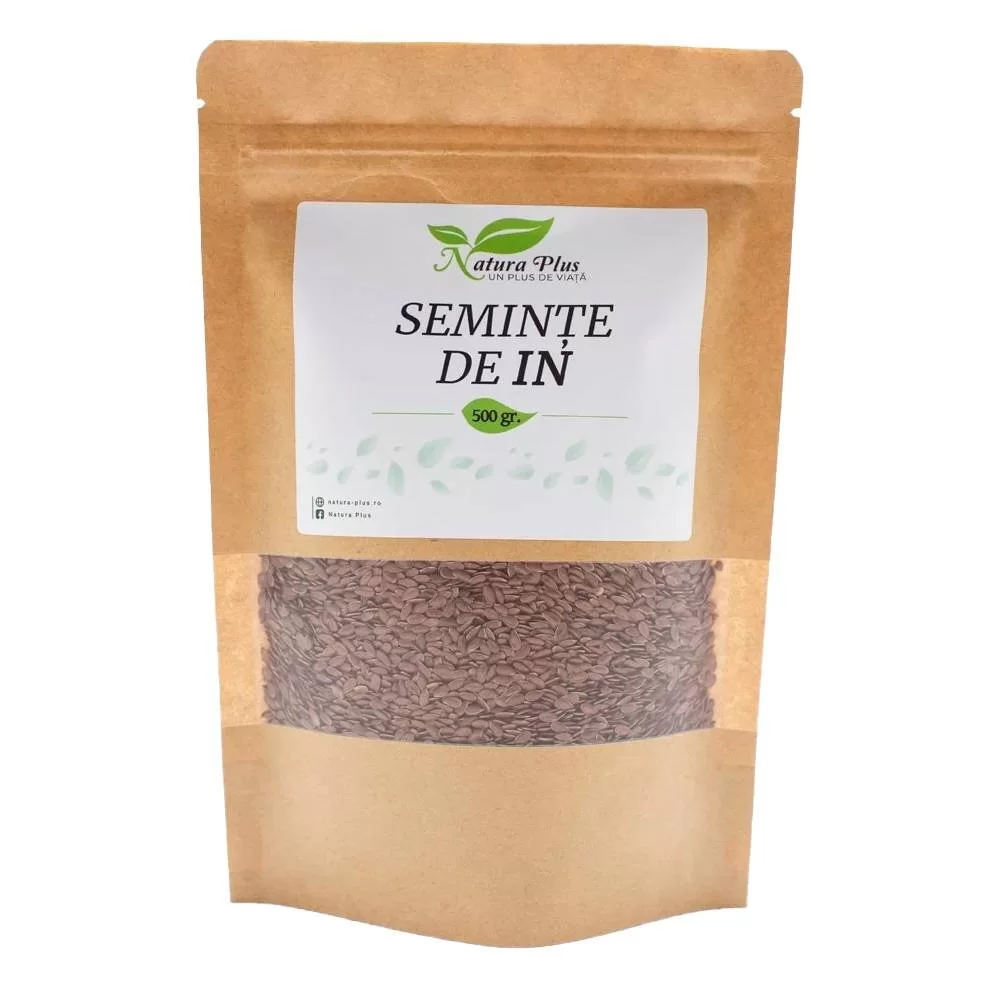 Seminte si nuci - Natura Plus Seminte De In x 500 g
