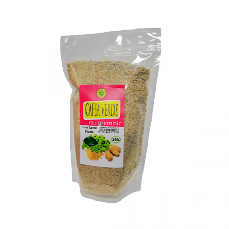 Controlul greutatii - Natural Seeds Cafea Verde Supremo Columbia Cu Ghimbir x 250 g