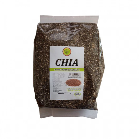 Seminte si nuci - Natural Seeds Chia Seminte x 500 g