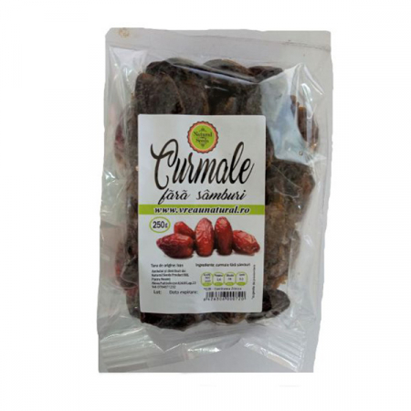 Fructe uscate sau confiate - Natural Seeds Curmale Fara Samburi x 250 g