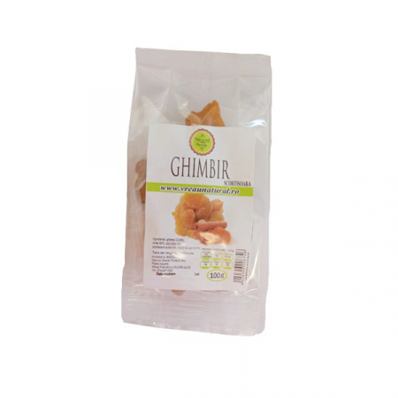 Fructe uscate sau confiate - Natural Seeds Ghimbir Confiat Cu Scortisoara x 100 g