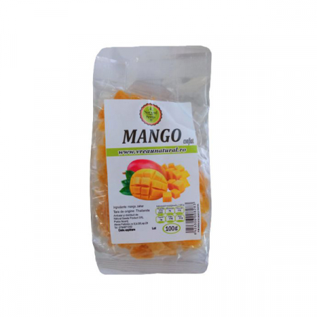 Fructe uscate sau confiate - Natural Seeds Mango Confiat x 100 g