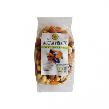 Fructe uscate sau confiate - Natural Seeds Mix De Nuci Si Fructe x 200 g