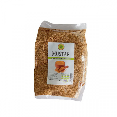 Condimente - Natural Seeds Mustar Alb Boabe x 500 g