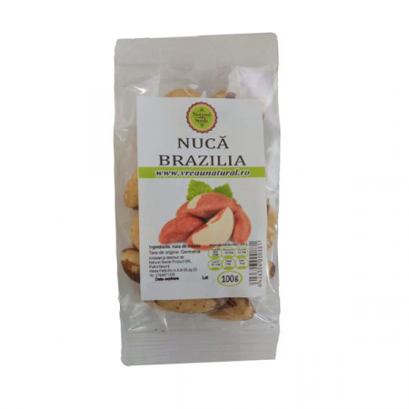 Seminte si nuci - Natural Seeds Nuca De Brazilia Cruda x 100 g