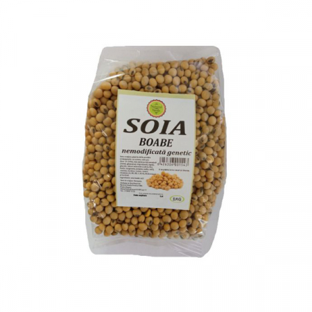 Cereale si musli - Natural Seeds Soia Boabe Nemodificata Genetic x 1 kg