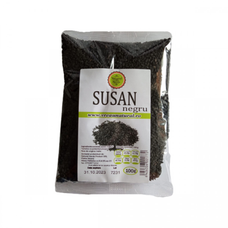 Seminte si nuci - Natural Seeds Susan Negru x 100 g
