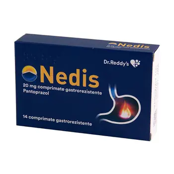 Afectiuni digestive - Nedis 20 mg x 14 cpr. gastrorezistente
