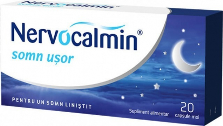 Afectiuni neurovegetative - Nervocalmin Somn Usor x 20 cps.