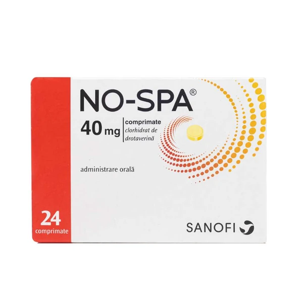 Afectiuni digestive - No-Spa 40 mg x 24 cpr.
