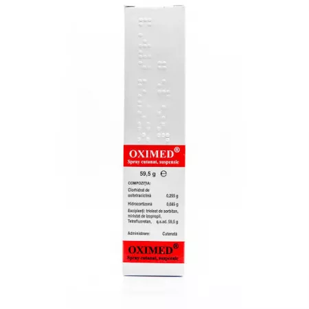 Afectiuni dermatologice - Oximed Spray x 59.5 g