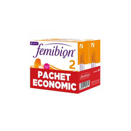 Sarcina si alaptare - Pachet Femibion 2 Sarcina Si Alaptare x 56 cpr. filmate + 56 cps.