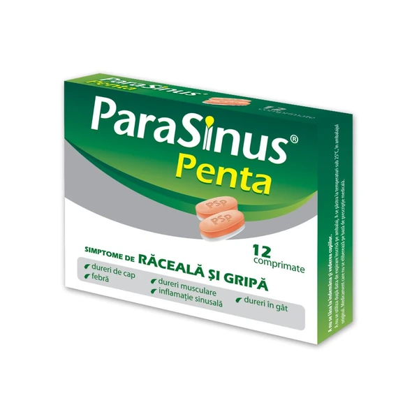 Afectiuni respiratorii - Parasinus Penta x 12 cpr.