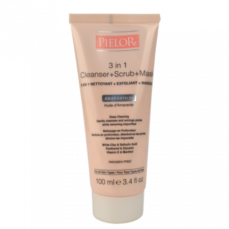 Frumusete si ingrijire - Pielor Amaranth 3 In 1 Demachiant + Exfoliant + Masca x 100 ml