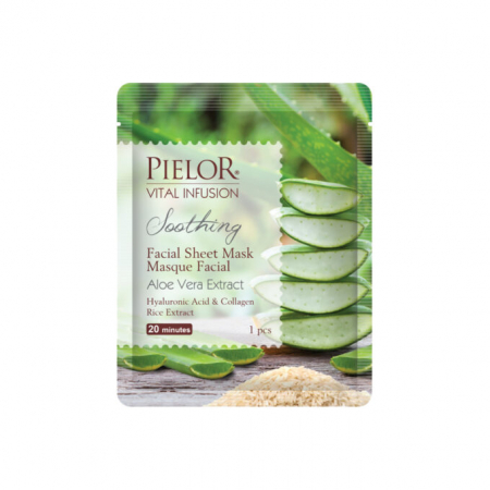 Ingrijire ten - Pielor Vital Infusion Masca Faciala Calmanta Cu Aloe Vera Si Extract De Orez x 25 ml